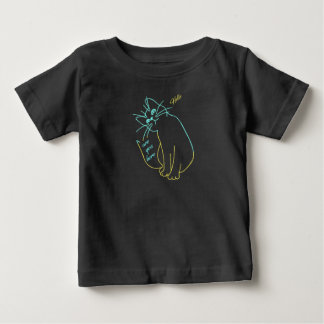 Camiseta De Bebé Gato de bebé lindo