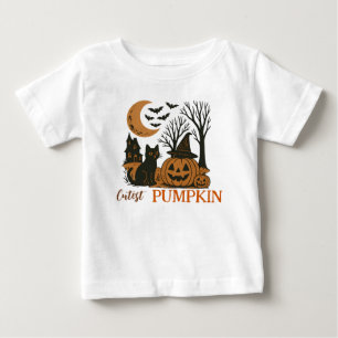 Camiseta De Bebé Gato de calabaza cutáneo