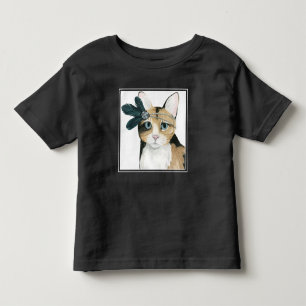 Camiseta De Bebé Gato de descarga  Bejeweld Con Plumas