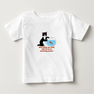 Camiseta De Bebé Gato de Fishbowl