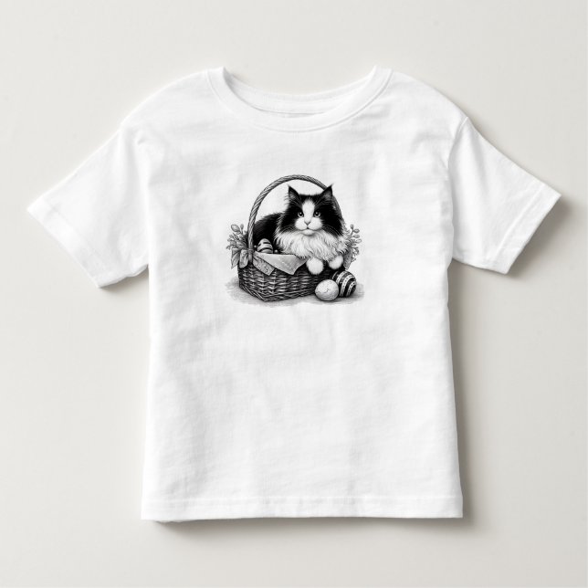 Camiseta De Bebé Gato de gatitos de Pascua (Anverso)