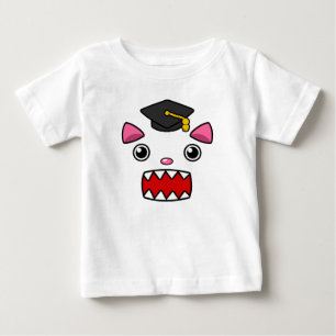Camiseta De Bebé Gato de Graduación Emocionado