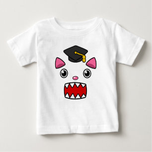Camiseta De Bebé Gato de graduación excitado