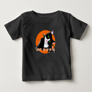 Camiseta De Bebé Gato de Halloween