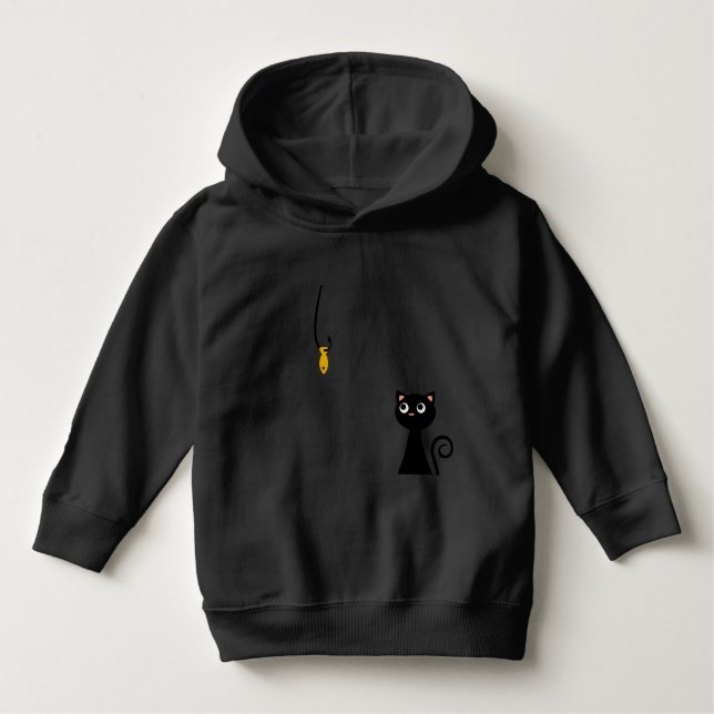 Camiseta De Bebé Gato de la pesca (Anverso)