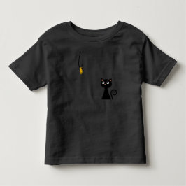 Camiseta De Bebé Gato de la pesca
