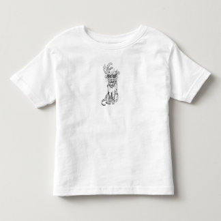 Camiseta De Bebé Gato de máscara de Halloween arte de línea negra