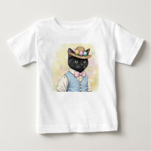 Camiseta De Bebé Gato de Pascua