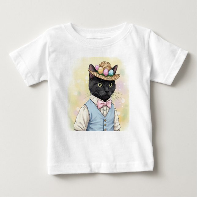 Camiseta De Bebé Gato de Pascua (Anverso)