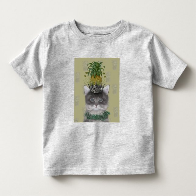 Camiseta De Bebé Gato de piña (Anverso)