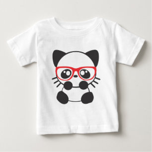 Camiseta De Bebé Gato del empollón