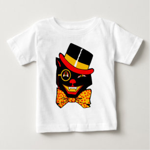 Camiseta De Bebé Gato del sombrero de copa