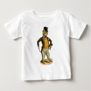 Camiseta De Bebé Gato del sombrero de copa