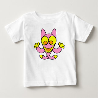 camiseta de bebé gato divertido