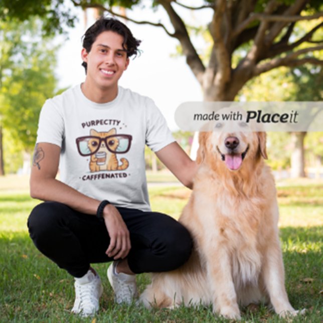 Camiseta De Bebé Gato Divertido Perfectamente Cafeinado (Subido por el creador)