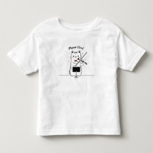 Camiseta De Bebé Gato Divertido Tocando el Violín Violinista Músico