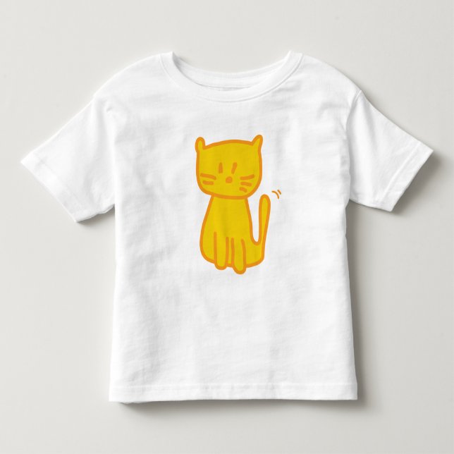 Camiseta De Bebé Gato dorado afortunado (Anverso)