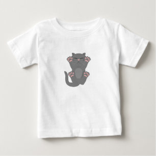 Camiseta De Bebé Gato durmiendo