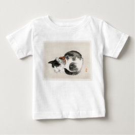 Camiseta De Bebé Gato durmiente