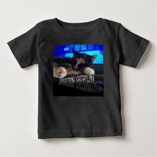 Camiseta De Bebé Gato durmiente