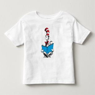 Camiseta De Bebé Gato en la lectura del sombrero