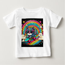 Gato en una tabla de patinaje