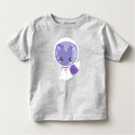 Camiseta De Bebé Gato espacial, gato lindo, astronauta, comonauta,