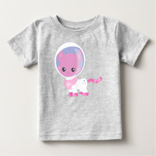 Camiseta De Bebé Gato espacial, gato lindo, comonauta, astronauta, 