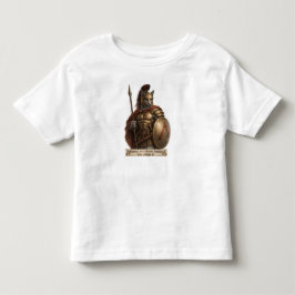 Camiseta De Bebé Gato Espartano Azul Ruso