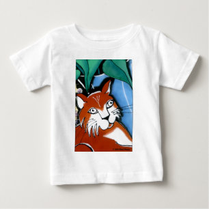 Camiseta De Bebé Gato feliz