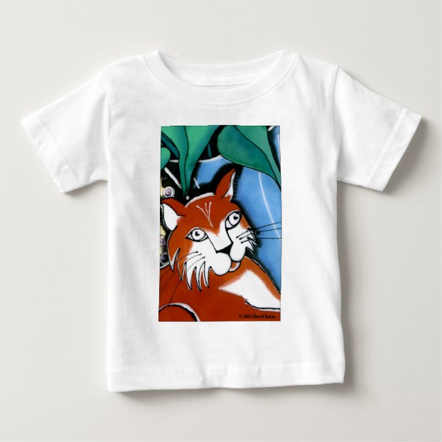 Camiseta De Bebé Gato feliz (Anverso)
