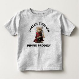 Camiseta De Bebé Gato frito escocés con pipas