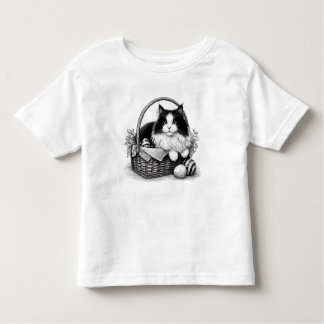 Camiseta De Bebé Gato gatito de Pascua bonito