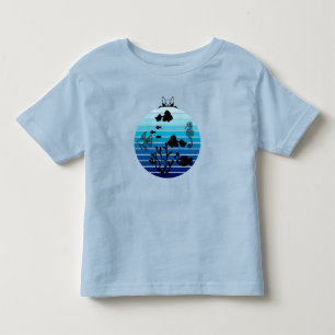 Camiseta De Bebé Gato gatito observando peces en Fishbowl