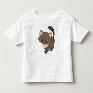 Camiseta De Bebé Gato, Gato Marrón, Gato Pequeño, Gatito, Gatito, G
