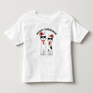 Camiseta De Bebé Gato Genial Feliz Navidad