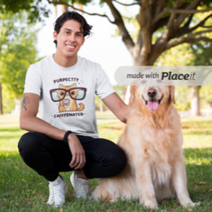 Camiseta De Bebé Gato gracioso perfectamente cafeinado