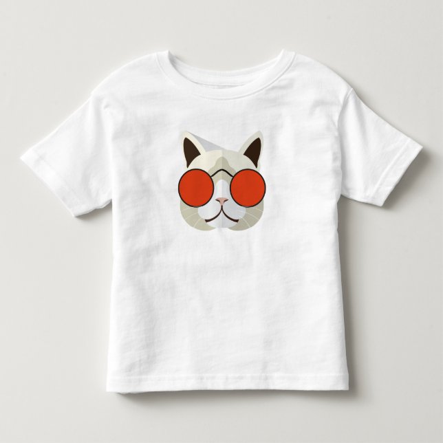 Camiseta De Bebé Gato Guay en gafas de sol (Anverso)