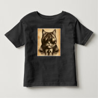 Gato Guay retro en gafas de sol aviador, Sepia Uni