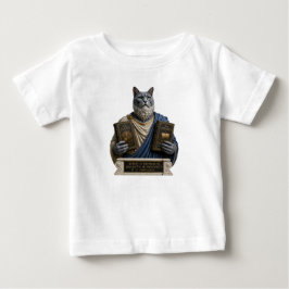 Camiseta De Bebé Gato homer azul ruso