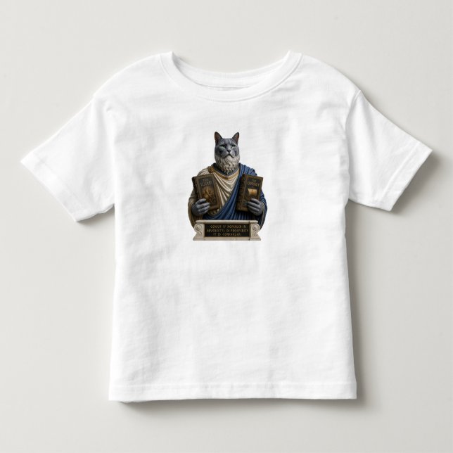 Camiseta De Bebé Gato homer azul ruso (Anverso)
