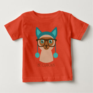 Camiseta De Bebé Gato inteligente inteligente