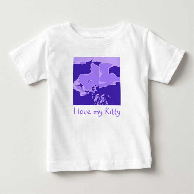 Camiseta De Bebé Gato Kitty (Anverso)