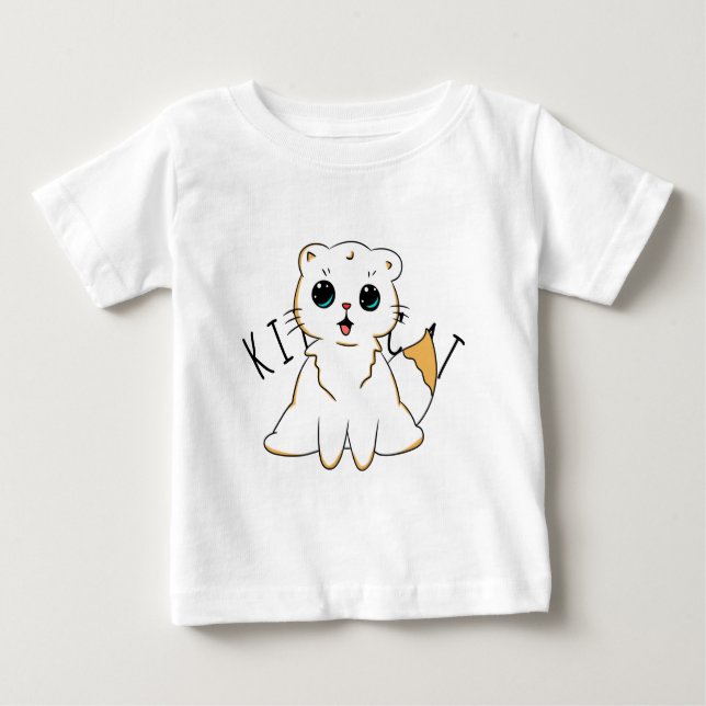 Camiseta De Bebé Gato Kitty - Cima para bebés (Anverso)