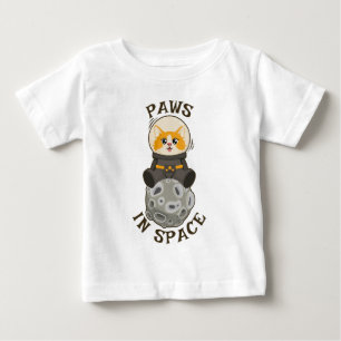 Camiseta De Bebé Gato lindo en el espacio Gato astronauta Animal có