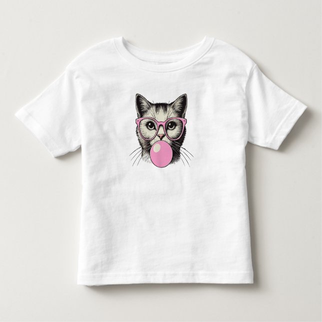 Camiseta De Bebé Gato lindo para mujeres Amo a los gatos divertidos (Anverso)