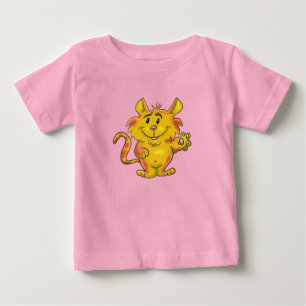 Camiseta De Bebé Gato lindo, simpático en la tabla