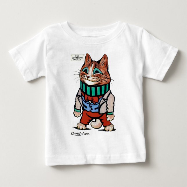 Camiseta De Bebé Gato, Louis Wain (Anverso)