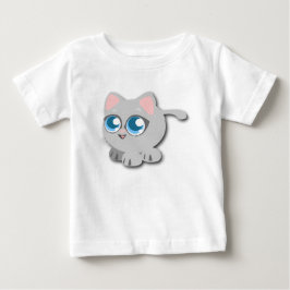 Camiseta De Bebé Gato Minino