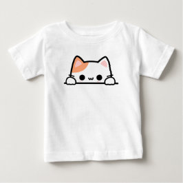 Camiseta De Bebé Gato naranja lindo